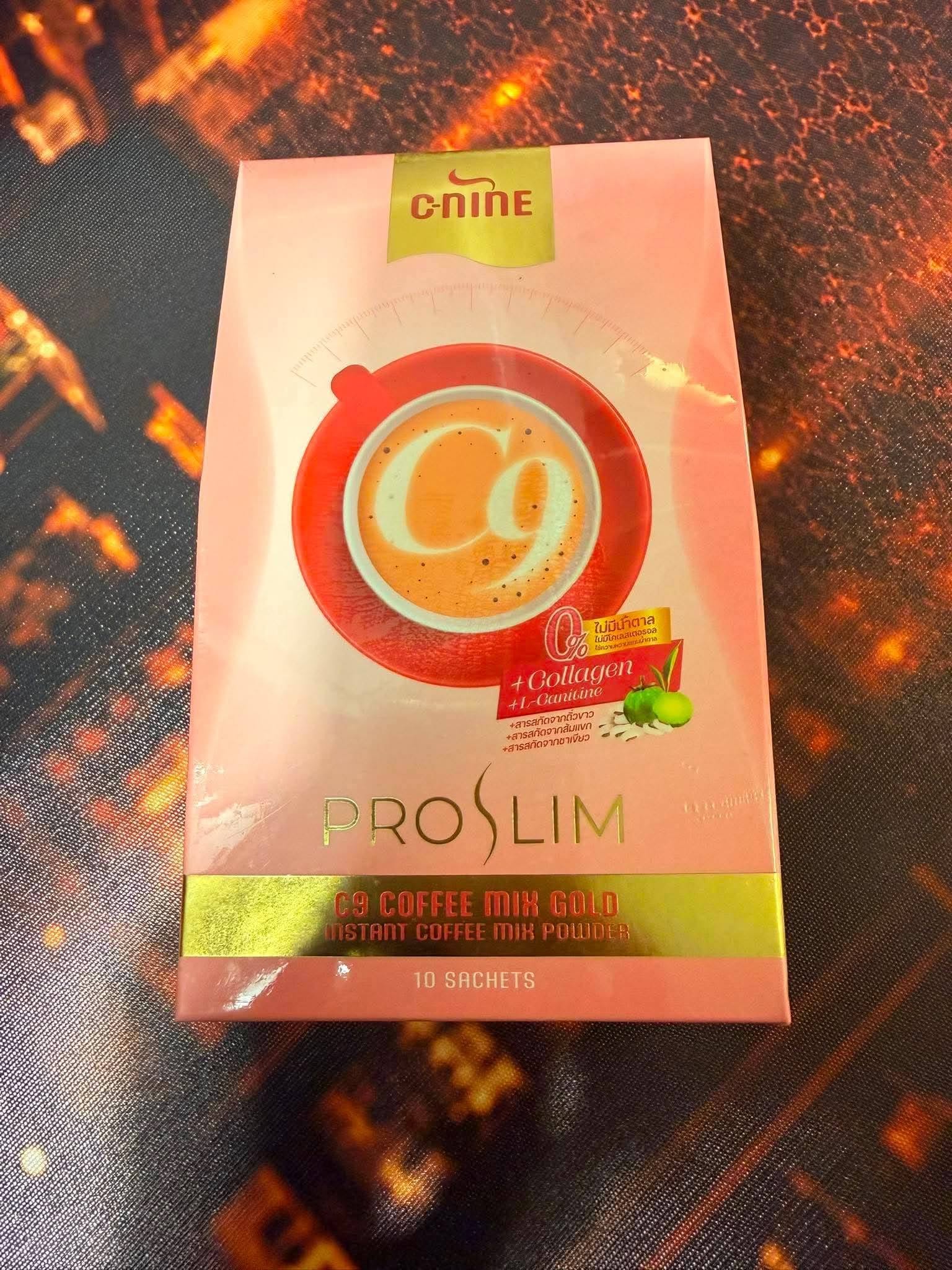 PRO SLIM - C9 COFFEE PROSLIM MIX GOLD - 10 SACHET Cnine COFFEE PROSLIM MIX GOLD C nine - Image 2