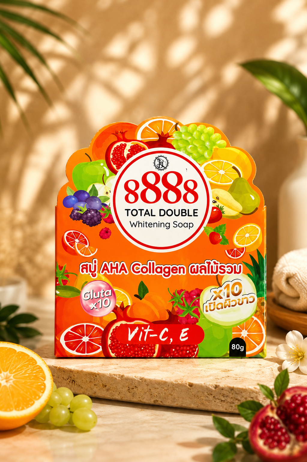 8888 DOUBLE WHITENING SOAP - Image 2
