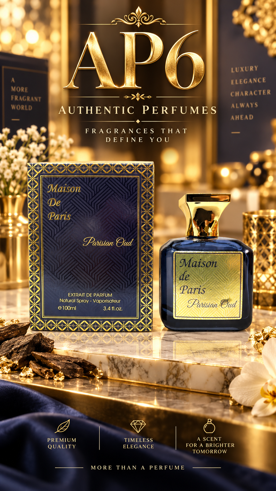 AUTHENTIC Maison de Paris Parisian Oud Edition for Men & Women (FC)