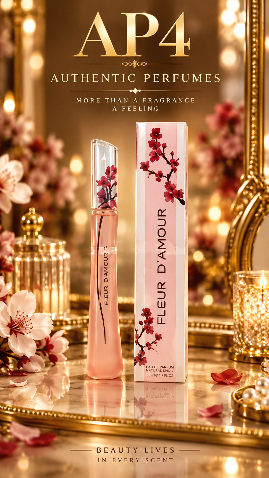 AUTHENTIC Fleur D' Amour Cherry Blossom for Women (MHC)