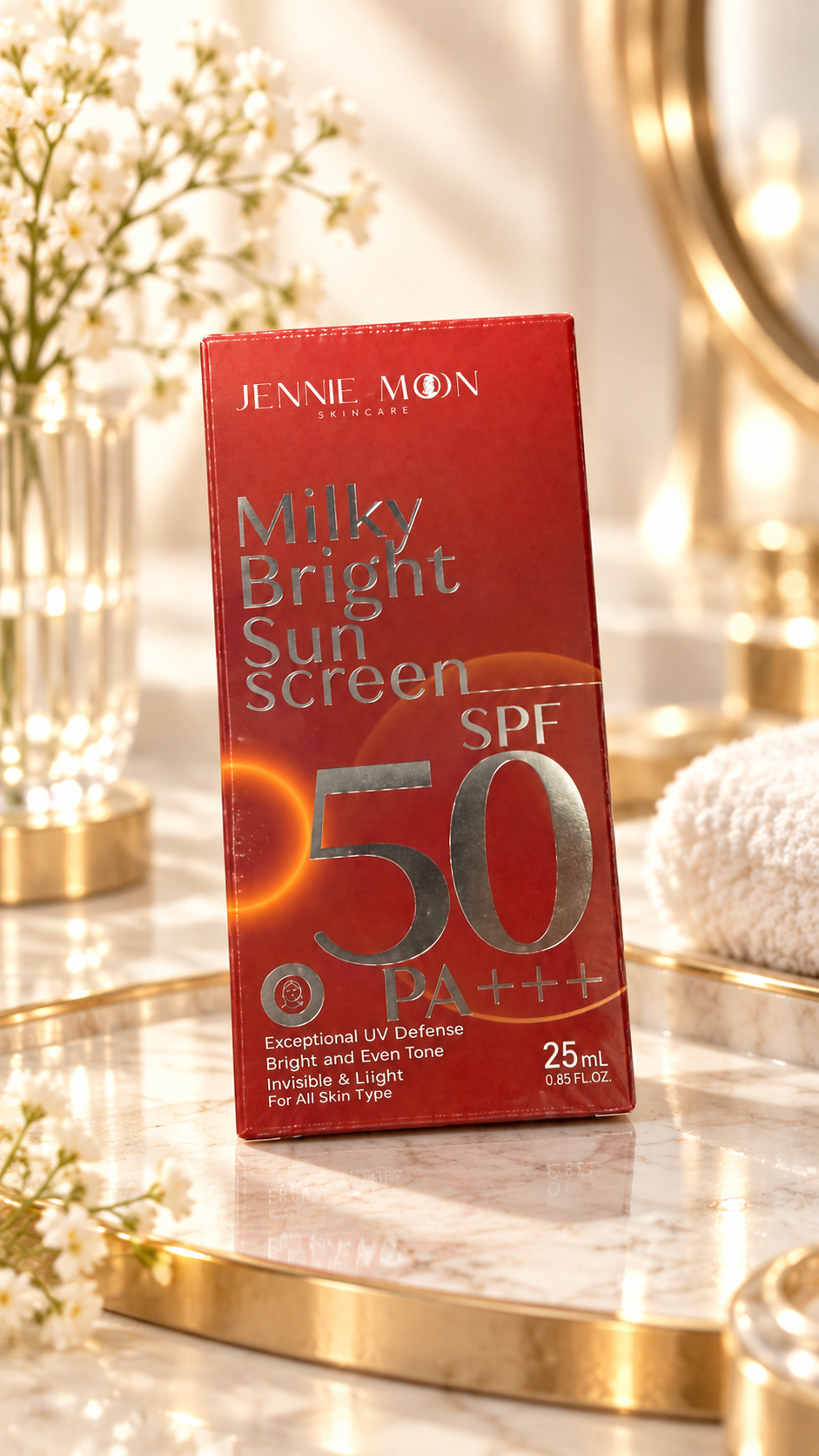 JENNIE MOON MILKY BRIGHT SUNSCREEN SPF 50 PA+++ (25 ML) - Image 2