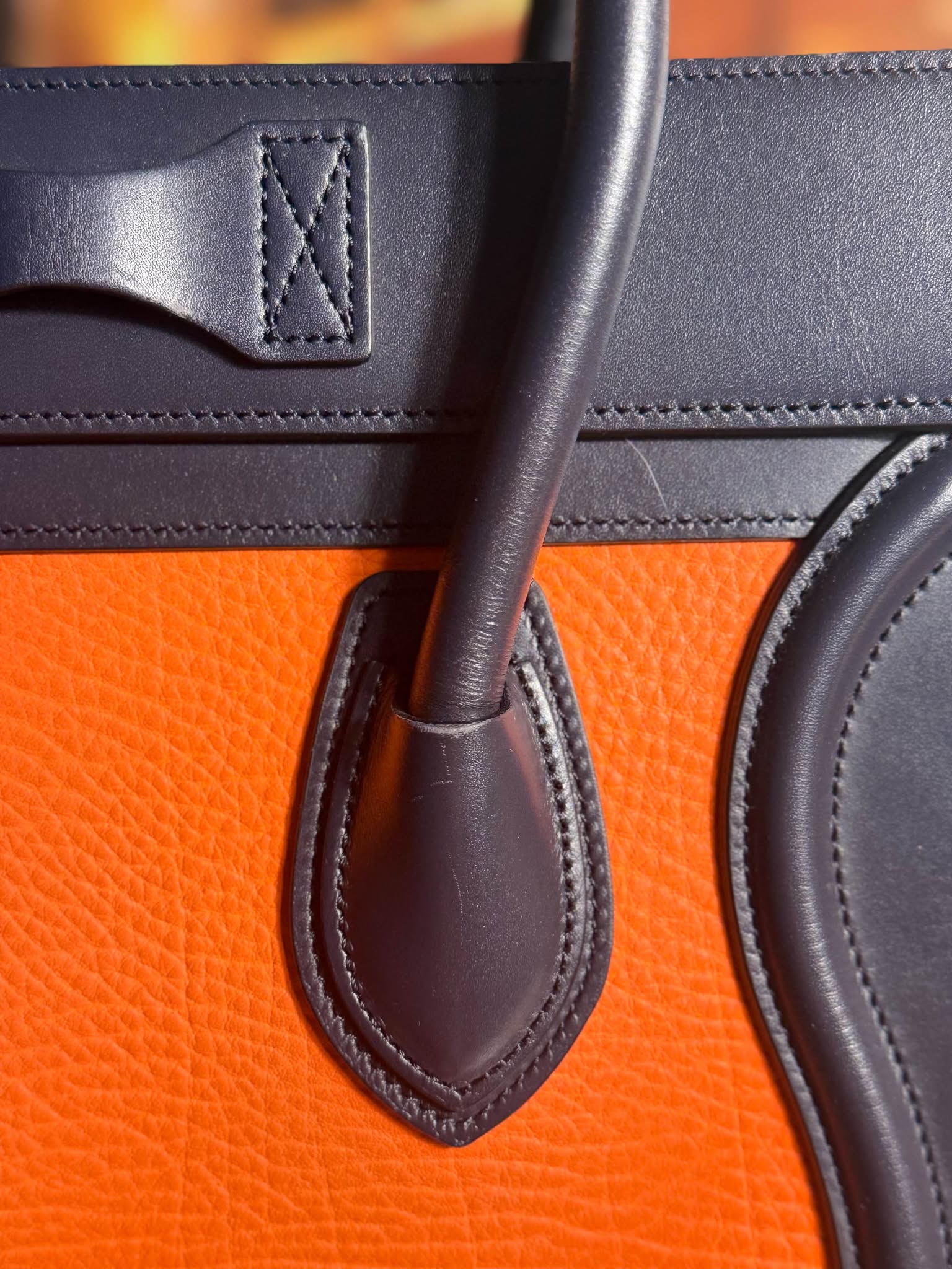 Céline Tricolor Mini Luggage Tote FOR LAYAWAY INBOX US IN FB - Image 13
