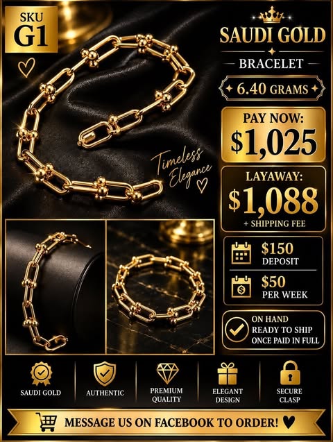 ONHAND & READY TO SHIP 18K DUBAI
