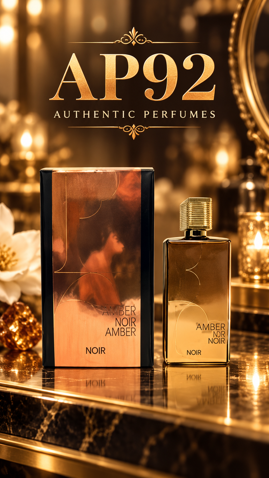 AUTHENTIC Oud Amber Noir for Men (FC)