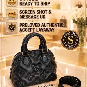 LV alma mini leather